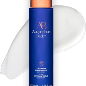 Augustinus Bader The Cream Cleansing Gel – Luxury Gentle Hydrating Face Cleanser – Rimuove impurità e olio in eccesso sostenendo la barriera cutanea – Formula lenitiva e non secca – 100 ml